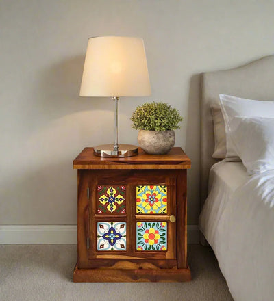 Solid Haven Wood Bedside Table