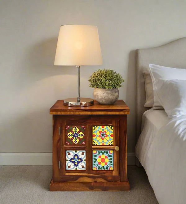 Solid Haven Wood Bedside Table