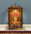 Solid Sheesham Wooden Home Temple & Mandap for New Office