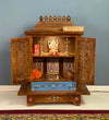 Solid Sheesham Wooden Pooja Temple Or Mandap for Home & Office
