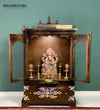 Solid Sheesham Wooden Pooja Temple &amp; Mandap for Home & Office