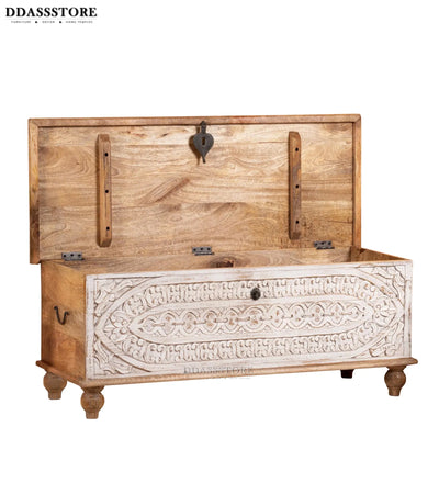Wooden Trunk & Storage Box