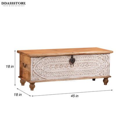 Wooden Trunk & Storage Box