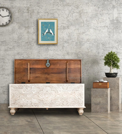 Wooden Trunk & Storage Box