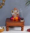 Solid wood Pooja Chowki & Bajot For Home &amp; Offic