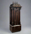 South Indian Style Hand Carved Solid Sheesham Wood Pooja Mandapam