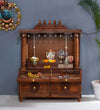 South Indian Style Solid Sheesham Wood Pooja Mandapam