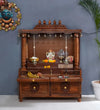 South Indian Style Solid Sheesham Wood Pooja Mandapam