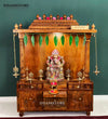 South Indian Style Solid Sheesham Wood Pooja Mandapam