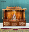 South Indian Style Solid Sheesham Wood Pooja Mandapam