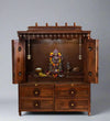 South Indian Style Solid Sheesham Wood Pooja Mandapam