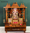 South Indian Style Solid Sheesham Wood Pooja Mandapam