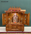 South Indian Style Solid Sheesham Wood Pooja Mandapam