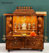 Solid Sheesham Wood Pooja Mandapam