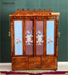 South Indian Style Solid Sheesham Wood Pooja Mandapam ShriNath ji Haveli
