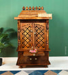 Wooden Pooja Mandir and Mandap with Gopuram