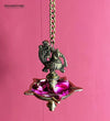 Traditional Brass Mayur Hanging Diya Lamp