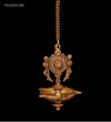 Traditional Brass Vishnu Shankh Chakra Hanging Diya Lamp