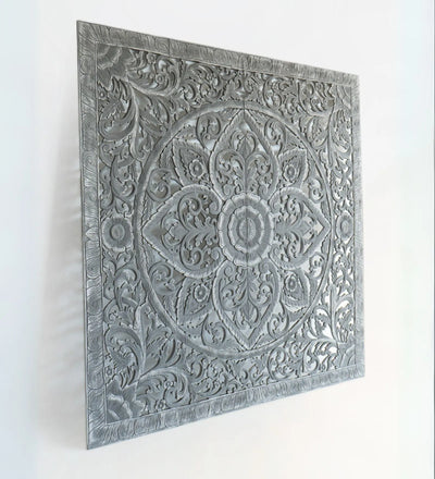 Rustic Mist Grey Headboard with Frame - D'DASS Store