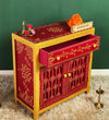 Wooden Puja Temple Cabinet for Home | WT2425Cabinet_Multi - D'DASS Store