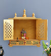 Wall Hanging Puja Temple Sheesham and MDF Wooden For Home