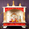 Wall Hanging Puja Temple Sheesham and MDF Wooden For Home
