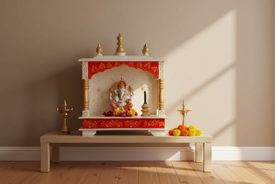 Wall Hanging Puja Temple Sheesham and MDF Wooden For Home | DDASSWT1822 RT - D'DASS Store