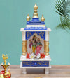 Wall Hanging Sheesham MDF Wooden Pooja Temple Puja Mandap for Office