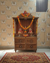 South Indian Style Solid Sheesham Wood Pooja Mandapam | DDASSMANDAP109 - D'DASS Store