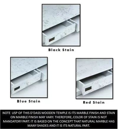 Wall Hanging Marble Home temple Pooja Shelf | DDASSWT131WMarble - D'DASS Store