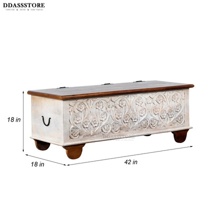 Wooden Trunk & Storage Box