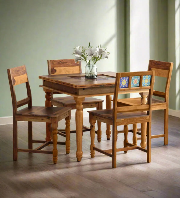 Wildwood Harmony Table Wood 4 Seater Dining Set