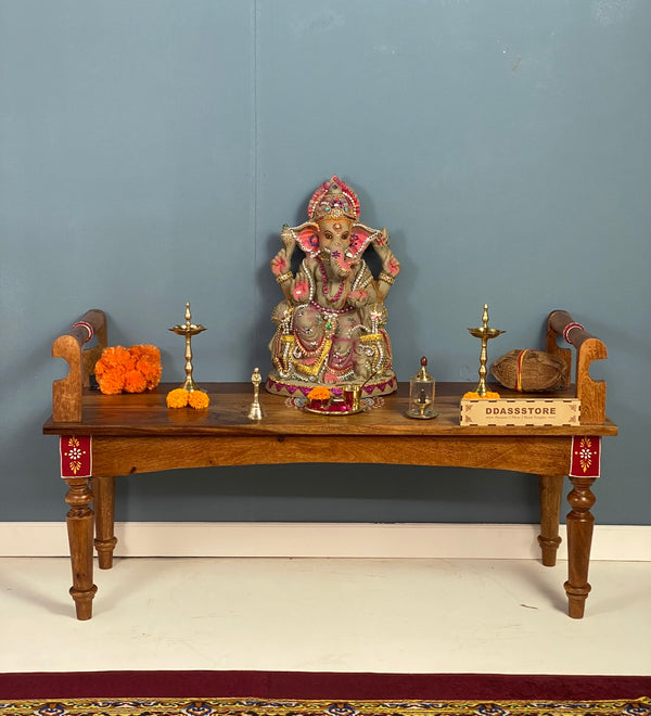 Wooden Pooja Aasan Or Mandap for Home & Office | For Laxmi Pujan