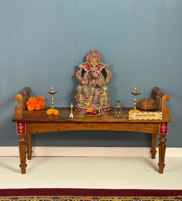 Wooden Pooja Aasan Or Mandap for Home & Office | For Laxmi Pujan