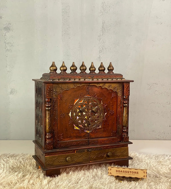Wooden Pooja Temple & Puja Mandap For Home