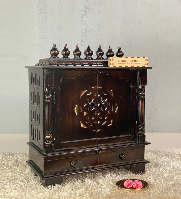 Wooden Pooja Temple & Puja Mandap For Home