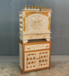 Wooden Pooja Temple & Puja Mandap with Cabinet for Home 