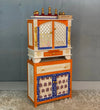 Wooden Pooja Temple & Puja Mandap with Cabinet for Home