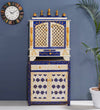 Wooden Pooja Temple & Puja Mandap with Cabinet for Home