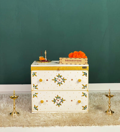 Wooden Puja Temple Cabinet for Home