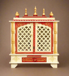 Big Sheesham Wooden Pooja Temple For Home | DDASSWT2412WRD