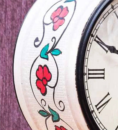 6" White Classic Double Sided Platform Wall Clock | DDASSST6WG - D'DASS Store