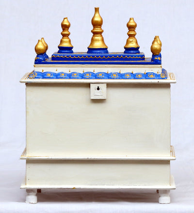 Sheesham Wood &amp; MDF Pooja Temple For Home &amp; Office | DDASSWT1518WB - D'DASS Store