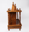 Sheesham MDF Wooden Pooja Temple Puja Mandap For Home | Foldable Mandir - D'DASS Store