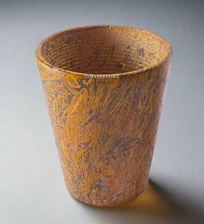 Jaisalmer Fossil Habur Stone Small Glass (100% Authentic) | DDASSGLASS03 - D'DASS Store