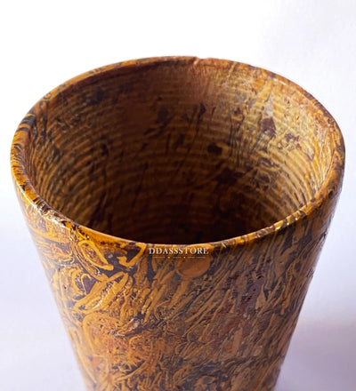 Jaisalmer Fossil Habur Stone Small Glass (100% Authentic) | DDASSGLASS03 - D'DASS Store