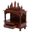 Honey Sheesham MDF Wooden Pooja Wall hanging Temple For Office | DDASSWT1518HP - D'DASS Store