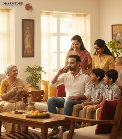 Jaisalmer Fossil Habur Stone 5" Inches Glass (100% Authentic) | DDASSGLASS05 - D'DASS Store