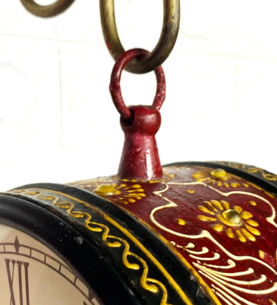 6" Brown Classic Double Sided Platform Wall Clock - D'DASS Store