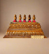 Hand Carved Solid Wood Gopuram for Pooja Mandapam | DDASSGPRM12